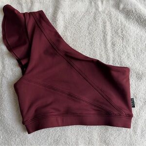 Tiger Friday One-Shoulder Ruffle Top